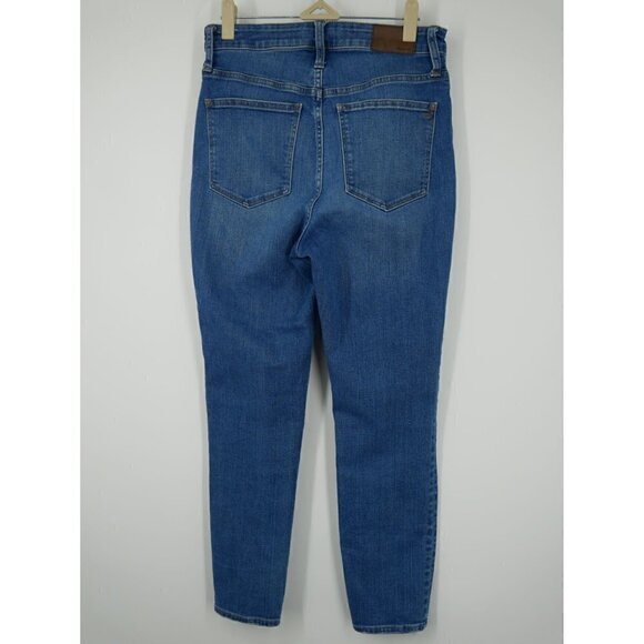 NWOT Madewell Curvy High Rise Crop in Lander Wash 28 - Picture 5 of 6